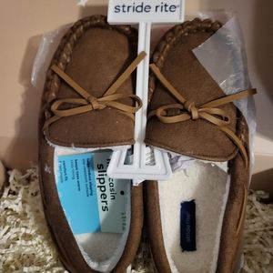 Stride Rite Girls Alex Moccasin Slippers 11-12 Medium (B,M) Little Kid BHFO